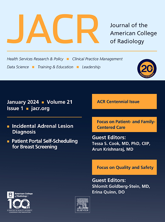 Go to journal home page - Journal of the American College of Radiology